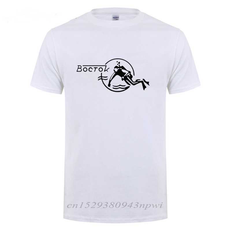 Vostok Scuba Dude Customized T-Shirt For Man Woman Summer Style Streetwear Casual Short Sleeve Round Neck Cotton Funny T Shirts 210629