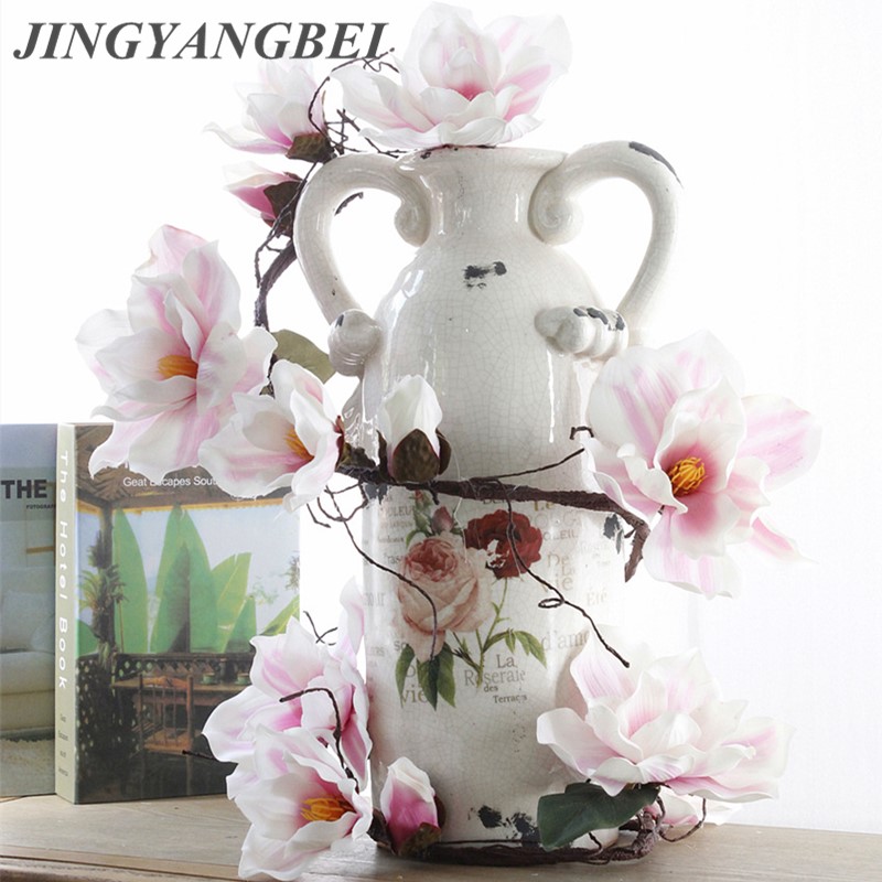 185cm Magnoia Vine Sik Artificia Fowers DIY Hanging Rattan Home Decor Wedding Decoration Fake Fowers, Pink
185cm Magnoia Vine Sik Artificia Fowers DIY Hanging Rattan Home Decor Wedding Decoration Fake Fowers, Pink