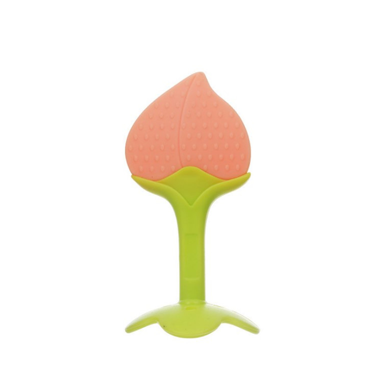 Wholesale 5-Pack Fruit Shape Teething Toys Baby Chews Newborn BPA-Free Silicone Food Grade Molar Teething Stick