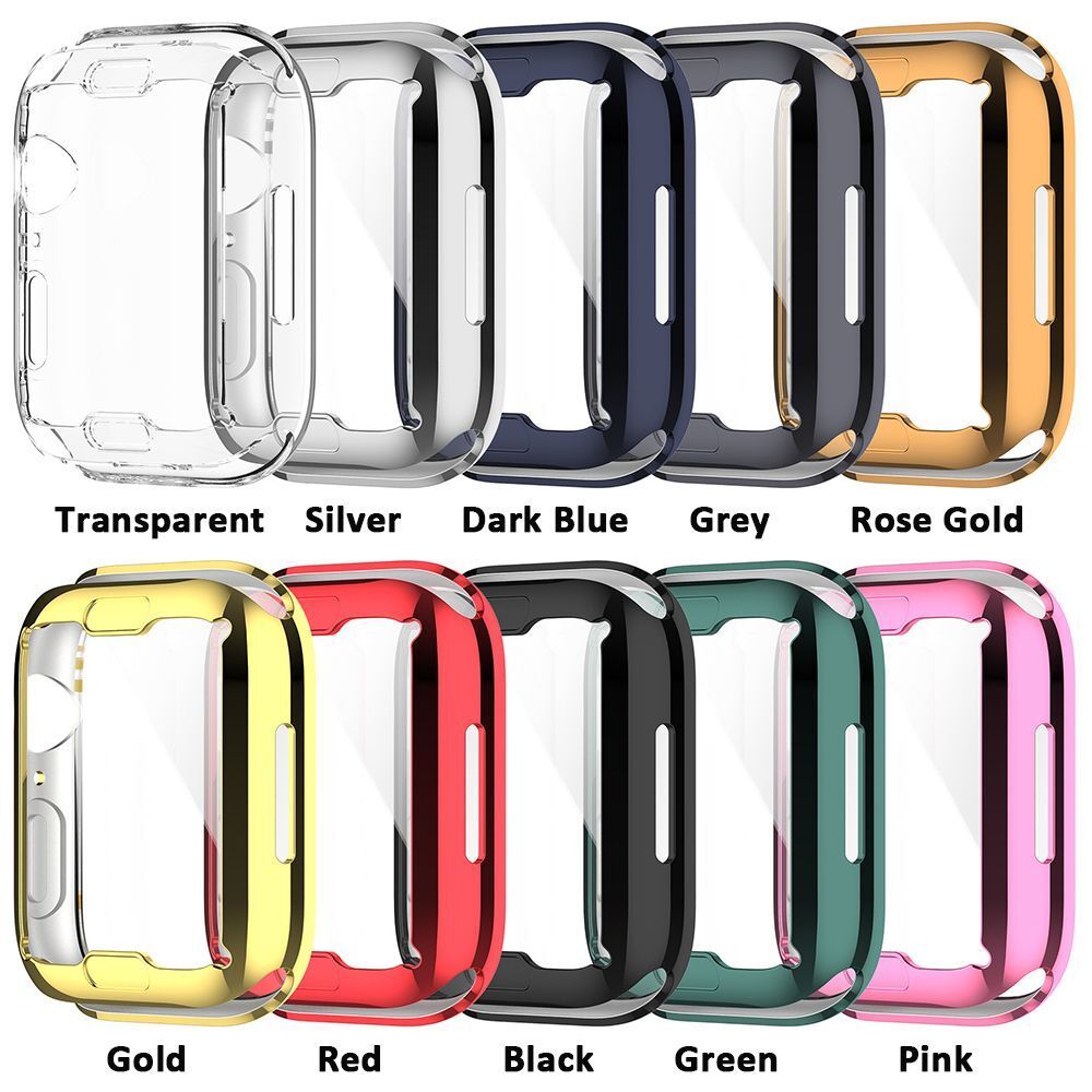 Screen Protector For Apple Watch 7 Case 41MM 45MM Full TPU bumper Iwatch Cover free shipping