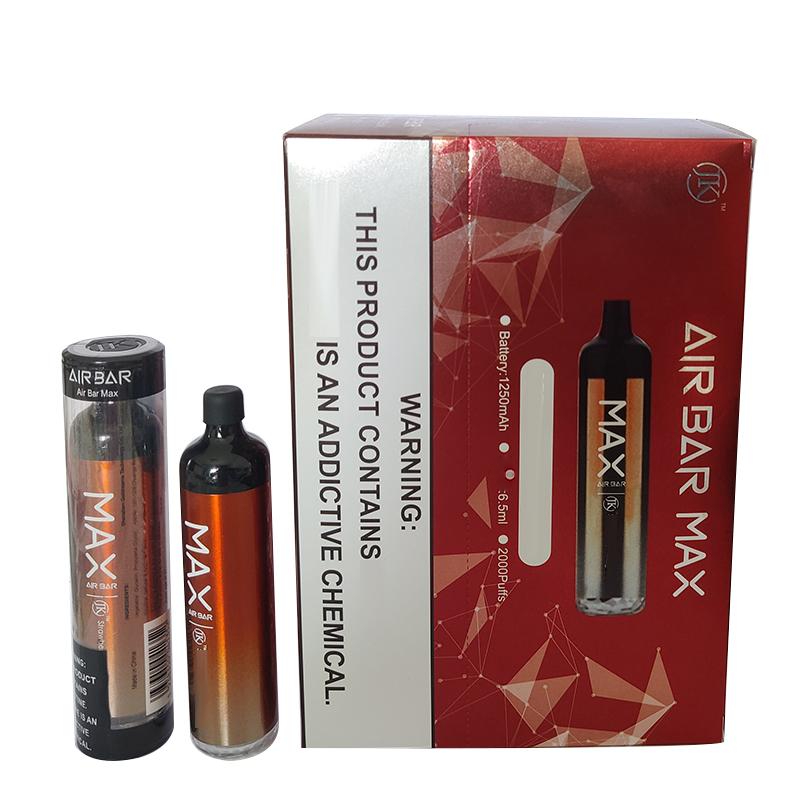 2000 puffs Air Bar Max Lux Plus Disposable Vape Pen Pods Device E cigarette 1250 Battery 6ml Prefiled Cartridges Vaporizer Kit Bang xxl
2000 puffs Air Bar Max Lux Plus Disposable Vape Pen Pods Device E cigarette 1250 Battery 6ml Prefiled Cartridges Vaporizer Kit Bang xxl