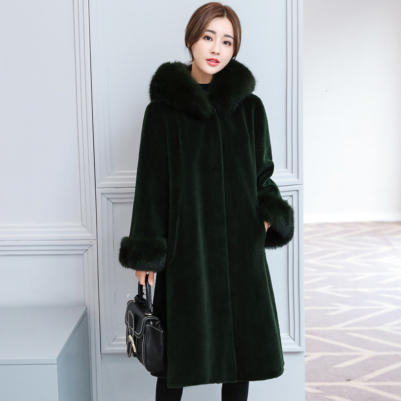 2021 New Fox Woman Faux Collar Coat Female Warm Winter Jacket Women Hooded Fur Coats Thick Women's Jackets Abrigo Wxf549 64lu, Grey
2021 New Fox Woman Faux Collar Coat Female Warm Winter Jacket Women Hooded Fur Coats Thick Women's Jackets Abrigo Wxf549 64lu, Grey