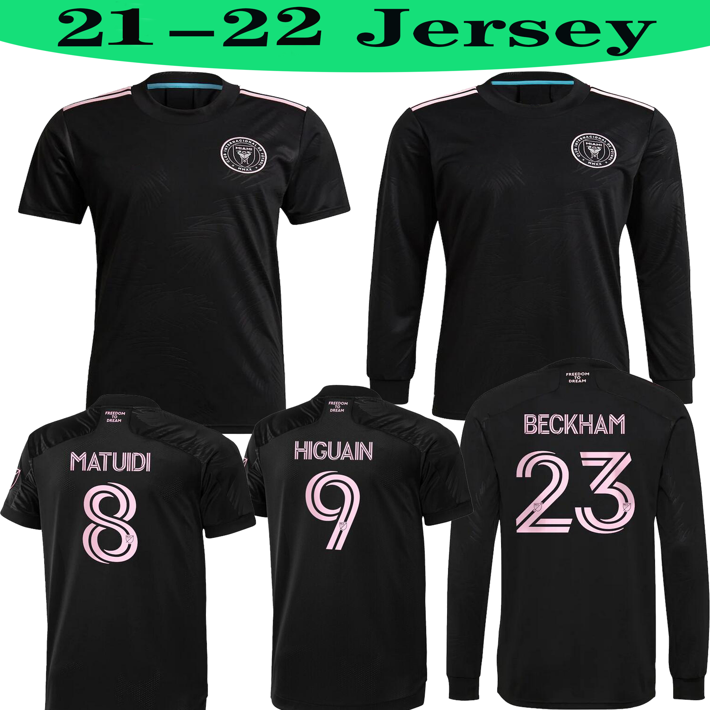 2021/2022 Miami Beckham Short sleeve Soccer Jerseys 2022 Higuain Matuidi Pizarro Morgan Trapp Thai quality Miami Long sleeve Football Shir, Black
2021/2022 Miami Beckham Short sleeve Soccer Jerseys 2022 Higuain Matuidi Pizarro Morgan Trapp Thai quality Miami Long sleeve Football Shir, Black