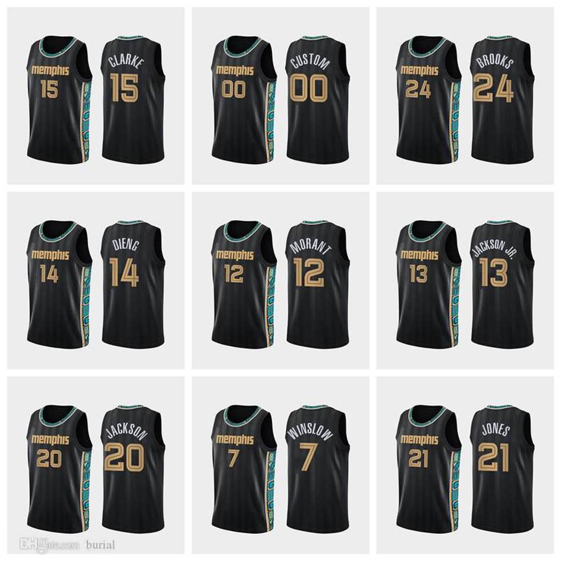 Custom 12 Ja Morant New York Knicks Jerseys Jackson Jr. Clarke Brooks New Dieng Jones Winslow 2020/21 City Basketball Jersey Bla, With sign
Custom 12 Ja Morant New York Knicks Jerseys Jackson Jr. Clarke Brooks New Dieng Jones Winslow 2020/21 City Basketball Jersey Bla, With sign