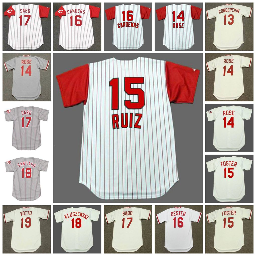 Cincinnati Vintage Baseball Jersey 13 DAVE CONCEPCION 1975 ROSE CHICO RUIZ FOSTER CARDENAS SANDERS OESTER SABO SANTIAGO KLUSZEWSKI VOTTO, 5 george foster 1971 white
Cincinnati Vintage Baseball Jersey 13 DAVE CONCEPCION 1975 ROSE CHICO RUIZ FOSTER CARDENAS SANDERS OESTER SABO SANTIAGO KLUSZEWSKI VOTTO, 5 george foster 1971 white