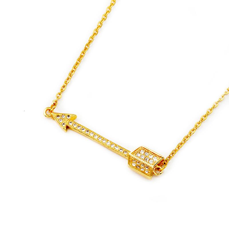 Pendant Necklaces Delicate CZ Arrow Pendants Women Zircon Jewelry Stainless Steel Gold Color Ketting Crystal Arrowhead Choker Necklace
Pendant Necklaces Delicate CZ Arrow Pendants Women Zircon Jewelry Stainless Steel Gold Color Ketting Crystal Arrowhead Choker Necklace