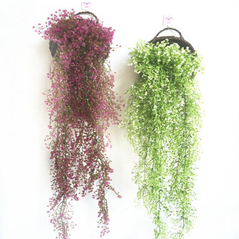 Decorative Flowers & Wreaths Artificial Admiralty Willow 65cm Simulation Plant 4 Colors DIY Wall Hanging Vine Wedding Decoration For Home El
Decorative Flowers & Wreaths Artificial Admiralty Willow 65cm Simulation Plant 4 Colors DIY Wall Hanging Vine Wedding Decoration For Home El