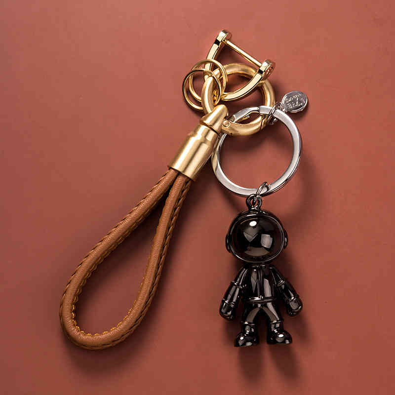 Astronaut Handrope Key Chain Pendant Creative Car Ring Net Red Personalized Men's and Women's Bag