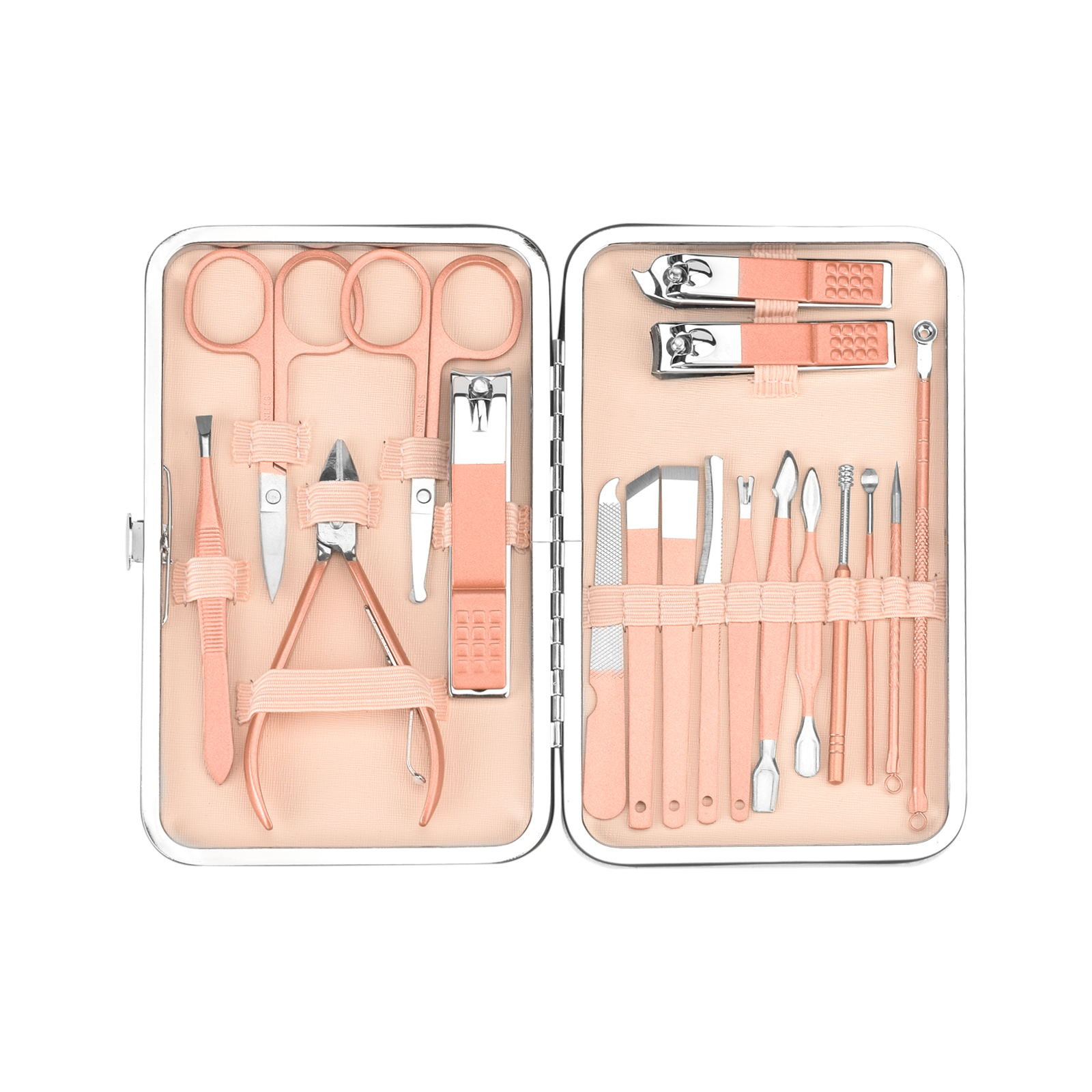 Nail Clipper Kit Case 10/18pcs With a Holder Box Nails Care Sets Pedicure Scissor Tweezer Ear pick Utility Manicure Set Tools
Nail Clipper Kit Case 10/18pcs With a Holder Box Nails Care Sets Pedicure Scissor Tweezer Ear pick Utility Manicure Set Tools