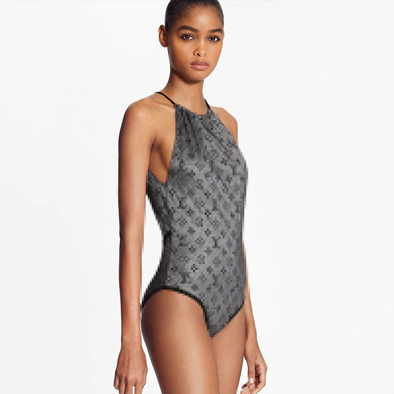 20ss woman Swimwear Summer Styles Push Up Halter Top Bathing Suit Sexy Women One Piece Conjoined L Letter Swimsuit Bikini -XL, Gray
20ss woman Swimwear Summer Styles Push Up Halter Top Bathing Suit Sexy Women One Piece Conjoined L Letter Swimsuit Bikini -XL, Gray