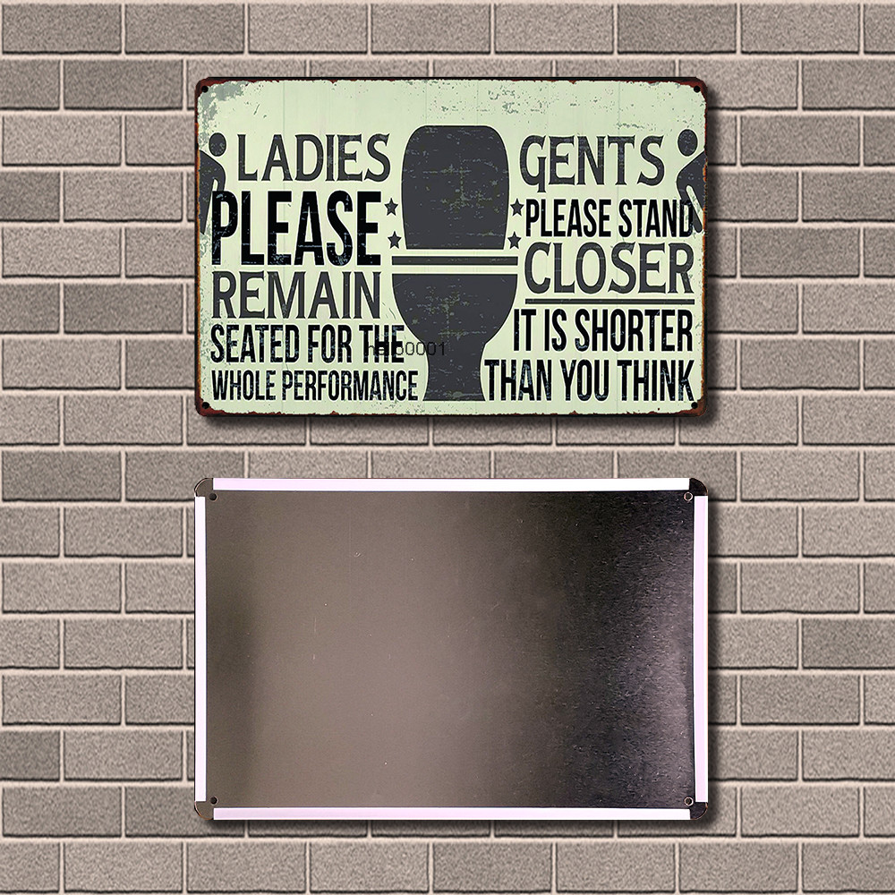 powder room great minds rules welcome tin poster metal sign home decor bar wall art painting 20*30 cm size lat-20
powder room great minds rules welcome tin poster metal sign home decor bar wall art painting 20*30 cm size lat-20