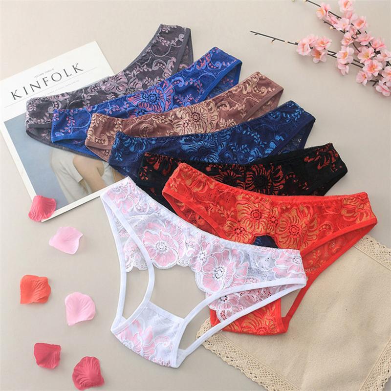 Women's Panties Women Sexy Lace Lingerie Temptation Low-waist Floral Print Underpants Female Transparent Hollow Out Briefs Underwear, Co
Women's Panties Women Sexy Lace Lingerie Temptation Low-waist Floral Print Underpants Female Transparent Hollow Out Briefs Underwear, Co