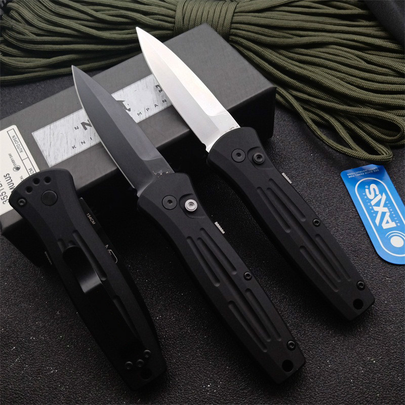 Bench BM3551 Made Automatic Auto Knives EDC Tactical Survival Pocket Knife 154CM Blade T6061 Aluminum Handle
Bench BM3551 Made Automatic Auto Knives EDC Tactical Survival Pocket Knife 154CM Blade T6061 Aluminum Handle