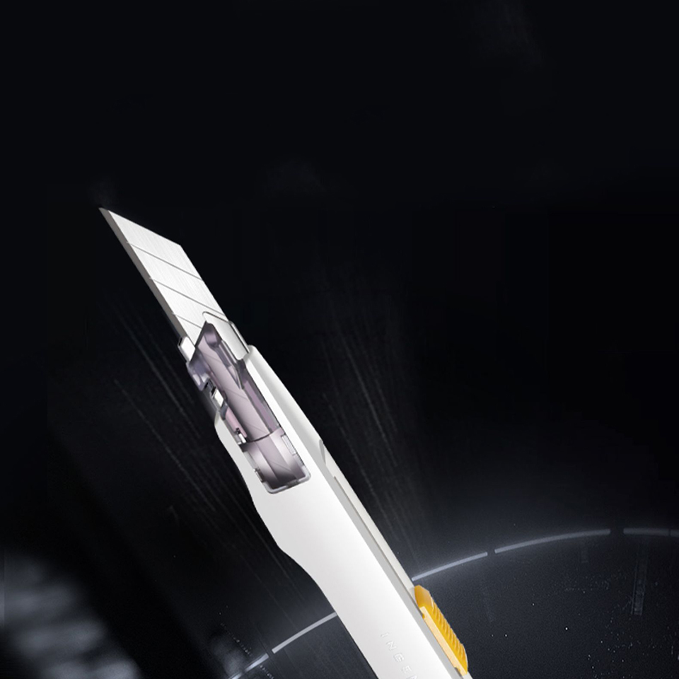 SDI Precision Cutter with Safety Lock | 9mm Professional Heavy-Duty Stainless Steel Blade | for Vinyl Wrap, Car Wrap & Tint Film Application Tools SDI