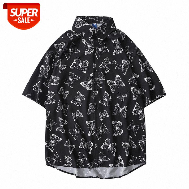 Street hand-painted butterfly full-print short-sleeved shirt male Weiyi bf wind loose couple casual jacket #vl77, White;black
Street hand-painted butterfly full-print short-sleeved shirt male Weiyi bf wind loose couple casual jacket #vl77, White;black