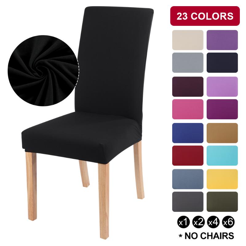 Junejour | Solid Color Chair Cover Spandex Stretch Elastic Slipcovers Dustproof Covers For El Dining Room Party Banquet 
Junejour | Solid Color Chair Cover Spandex Stretch Elastic Slipcovers Dustproof Covers For El Dining Room Party Banquet