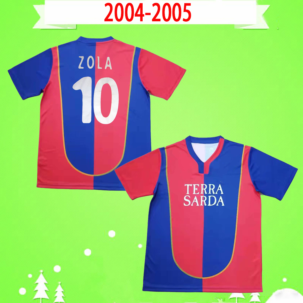 CAGLIARI 2004 2005 RETRO soccer jersey mens home red 04 05 football shirt classic commemorate Collection vintage Maglia da calcio CONTI ZOLA LANGELLA DE PATRE
CAGLIARI 2004 2005 RETRO soccer jersey mens home red 04 05 football shirt classic commemorate Collection vintage Maglia da calcio CONTI ZOLA LANGELLA DE PATRE