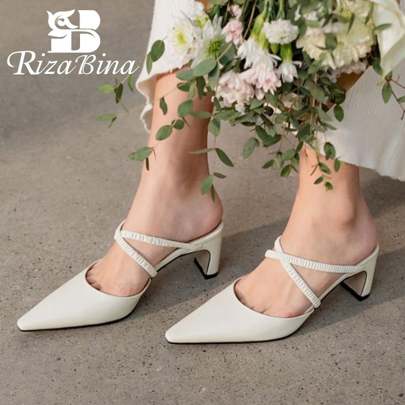 RIZABINA Size 34-41 Women Sandals Real Leather Sexy High Heel Summer Shoes Woman Slipper New Fashion Lady Home Party Footwear, Black
RIZABINA Size 34-41 Women Sandals Real Leather Sexy High Heel Summer Shoes Woman Slipper New Fashion Lady Home Party Footwear, Black