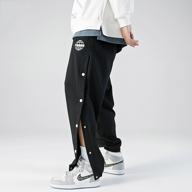 2021 Joggers Men Streetwear Side Button Hip Hop Trousers for Man Autumn New Gyms Outdoor Cargo Pants Drawstring Sweatpants Ctoo, Black
2021 Joggers Men Streetwear Side Button Hip Hop Trousers for Man Autumn New Gyms Outdoor Cargo Pants Drawstring Sweatpants Ctoo, Black