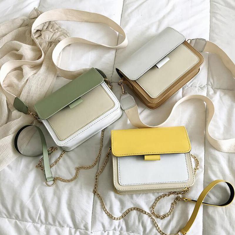 Contrast color PU Crossbody Bags For Women 2021 Travel Handbag Fashion Simple Shoulder Messenger Bag Ladies Cross Body Bag, Yellow
Contrast color PU Crossbody Bags For Women 2021 Travel Handbag Fashion Simple Shoulder Messenger Bag Ladies Cross Body Bag, Yellow