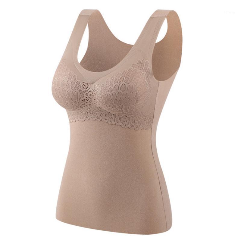 Camisoles & Tanks Plus Size Autumn Winter Ladies Thermal Underwear Women Warm Vest Push Up Gather Brassiere Top Tank With Chest Pad, No chest bra
Camisoles & Tanks Plus Size Autumn Winter Ladies Thermal Underwear Women Warm Vest Push Up Gather Brassiere Top Tank With Chest Pad, No chest bra