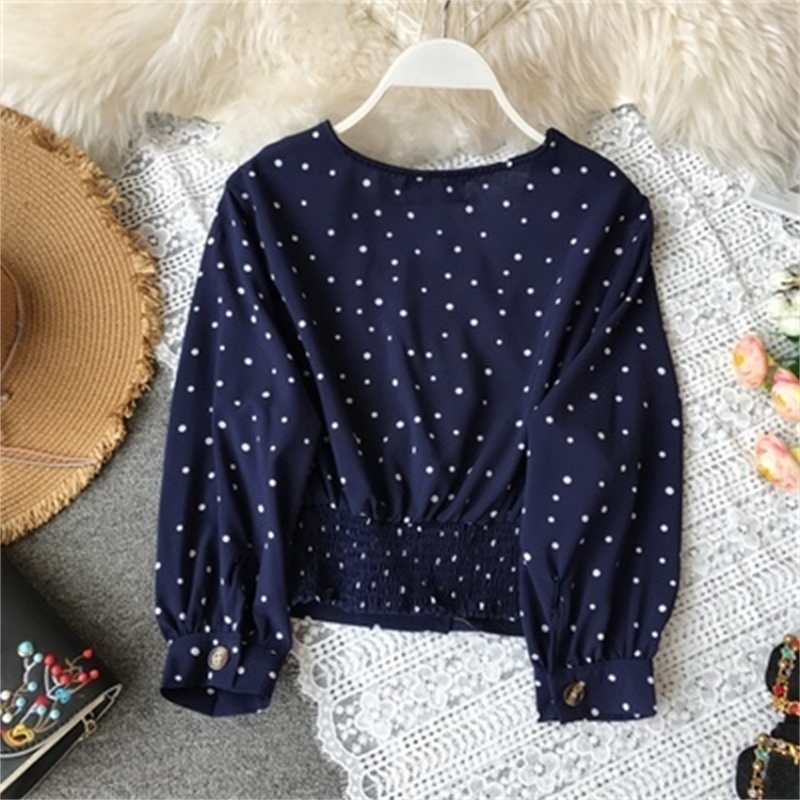 RUGOD Chiffon Women Blouses Single-breasted Elegant Boho Chic Style Summer Tops and Blouses Fashion Modis Blusas Mujer T200321