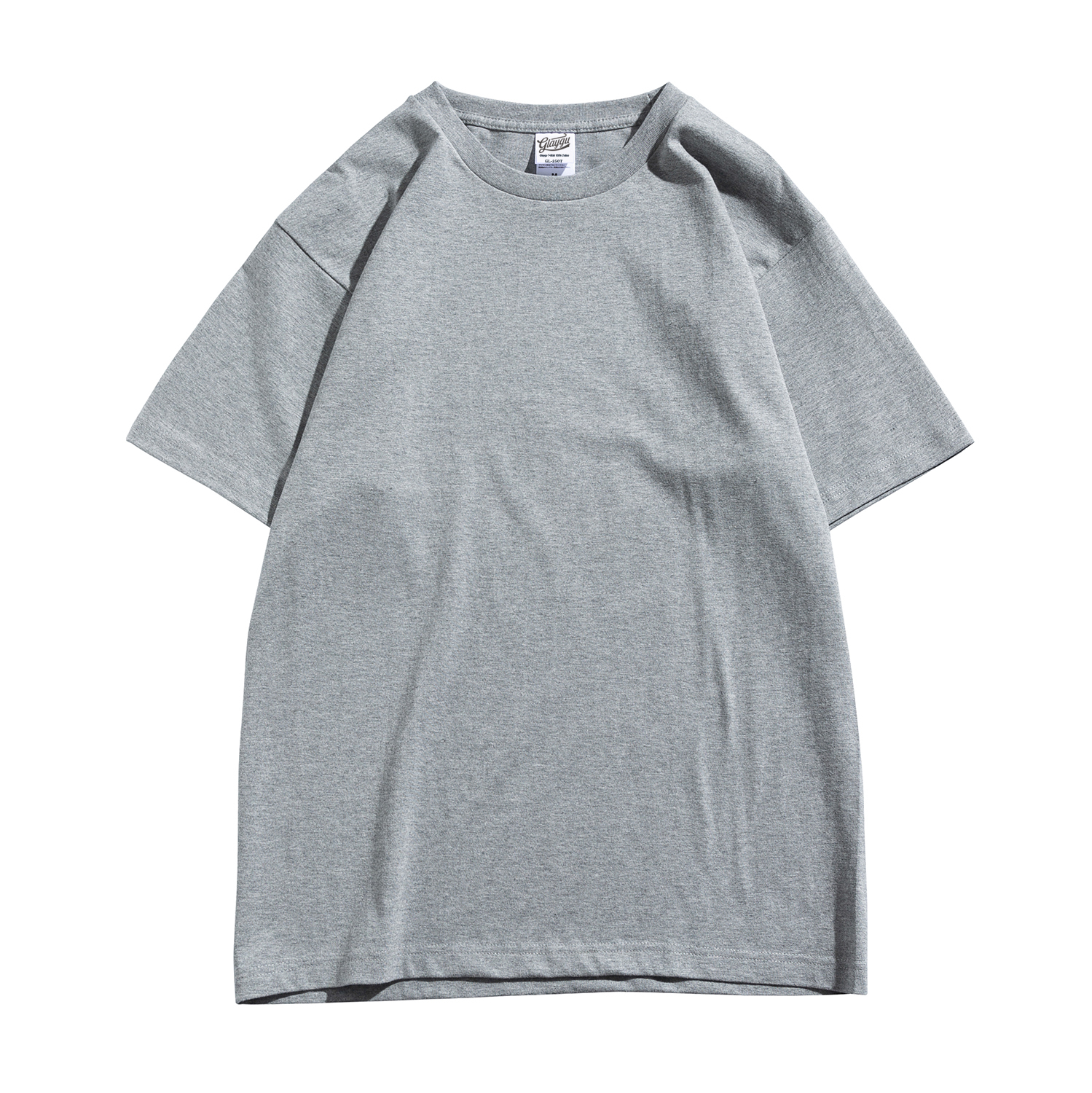 summer fashion work T- shirt men plus size cotton short for men 210225
