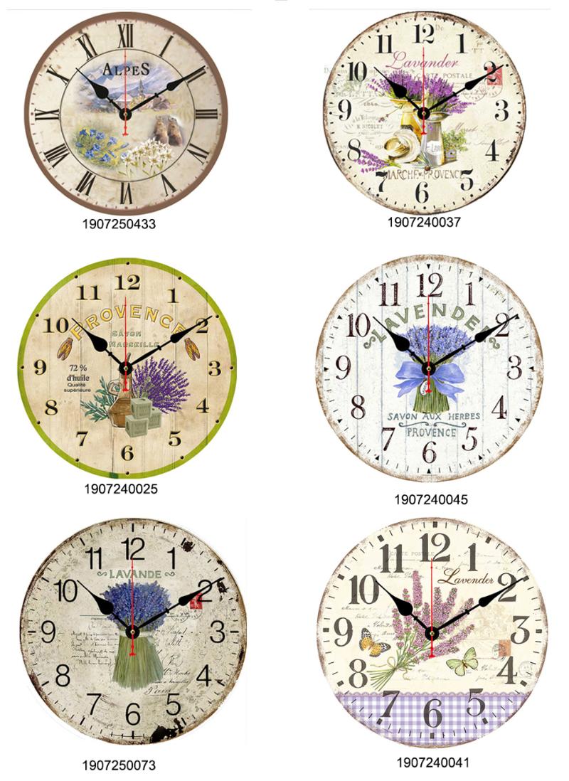 Wall Clocks Vintage Purple Lavender Flowers Modern Wooden Clock Battery Operated Retro Home Decor Living Room No Ticking
Wall Clocks Vintage Purple Lavender Flowers Modern Wooden Clock Battery Operated Retro Home Decor Living Room No Ticking