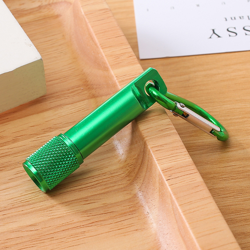 Outdoor Camping Mountaineering Lighting Flashlights Mini Aluminum Alloy Key Chain Lamp Pocket Backpack Pendant Small Flashlight HW524