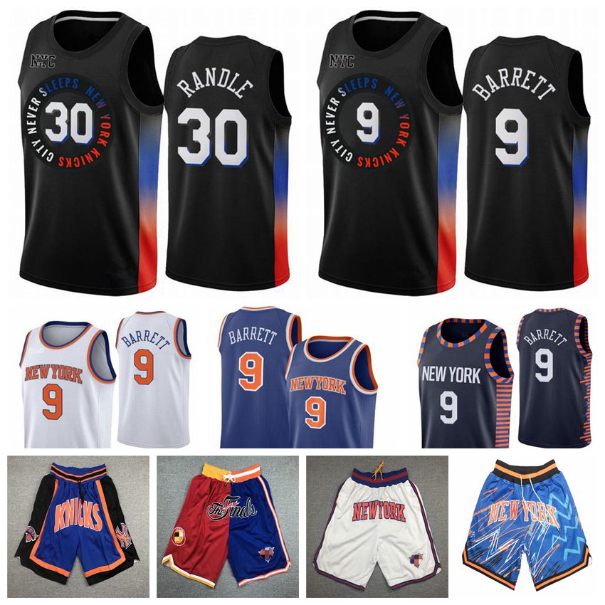 Julius Randle 30 Basketball Jerseys RJ 9 Barrett Jersey Mitchell & Ness 2021 Edition City Shorts Blue white black, As photo
Julius Randle 30 Basketball Jerseys RJ 9 Barrett Jersey Mitchell & Ness 2021 Edition City Shorts Blue white black, As photo