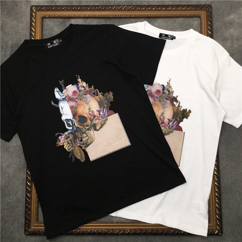 2021 New Barrett Men's Short-sleeved Glowing Botanical Skull T-shirt Women t Shirts|streetwear 2191001655 Ets7, White
2021 New Barrett Men's Short-sleeved Glowing Botanical Skull T-shirt Women t Shirts|streetwear 2191001655 Ets7, White