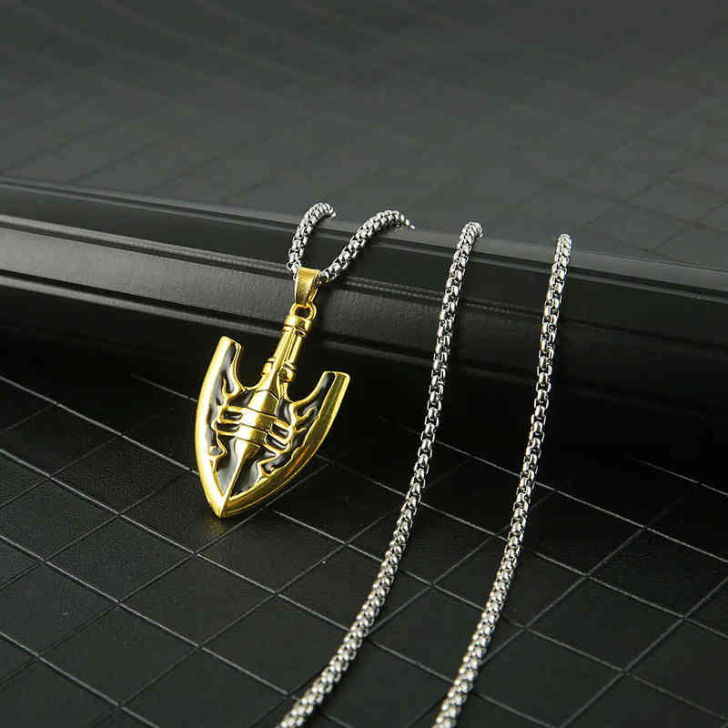Anime JOJOS BIZARRE ADVENTURE Necklace Kujo Jotaro Arrow Metal Pendant Chain Choker Necklaces Charm Gifts Jewelry collares G1206
Anime JOJOS BIZARRE ADVENTURE Necklace Kujo Jotaro Arrow Metal Pendant Chain Choker Necklaces Charm Gifts Jewelry collares G1206