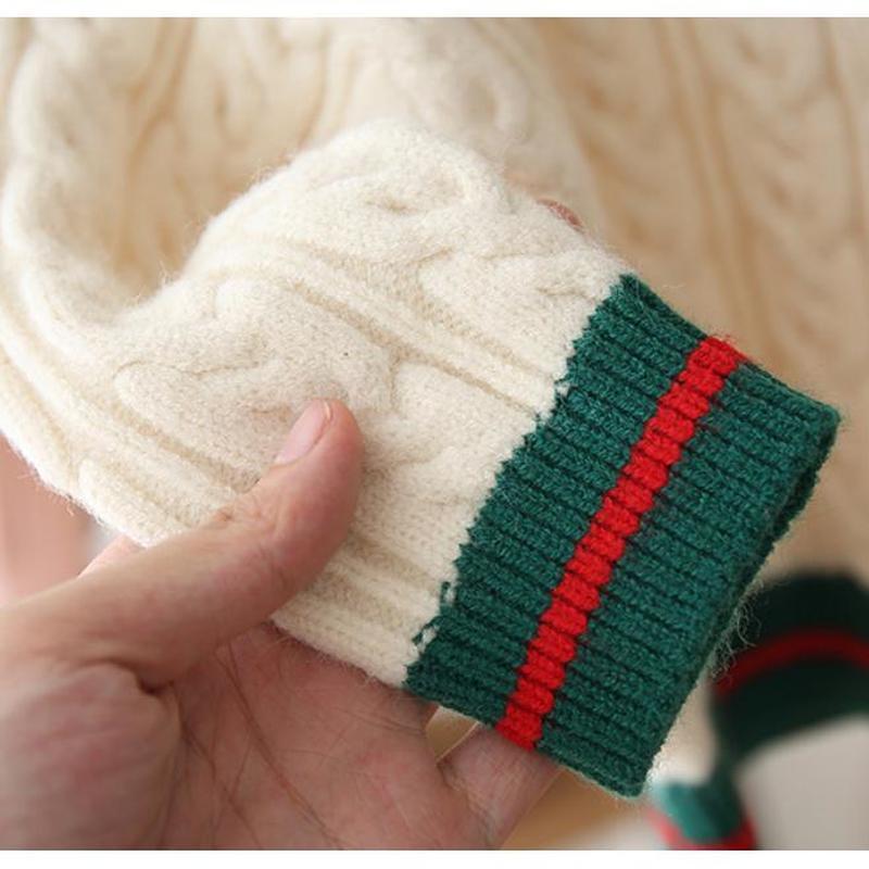 Clothing Sets Spring Autumn 2023 Girls Fashion Knitted 2Pcs Casual Sweater Coat Skirt Boutique Outfits Baby Girl Winter Clothes