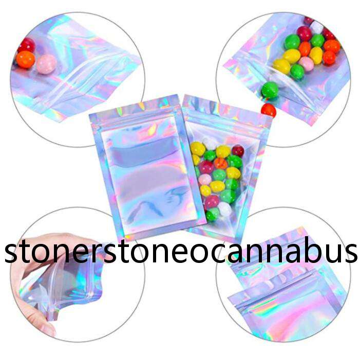 100 Pieces Resealable Smell Proof Bags Foil Pouch Bag Flat laser color Packaging for Party Favor Food Storage Holographic smell proof 53
100 Pieces Resealable Smell Proof Bags Foil Pouch Bag Flat laser color Packaging for Party Favor Food Storage Holographic smell proof 53