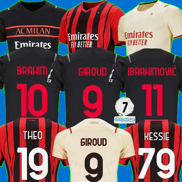 21 22 AC milan Soccer jerseys GIROUD IBRAHIMOVIC third 3rd kit 2021 2022 TONALI A.REBIC KJÆR Kessie theo brahim Men kids sets Top football shirt uniforms, 21 22 home
21 22 AC milan Soccer jerseys GIROUD IBRAHIMOVIC third 3rd kit 2021 2022 TONALI A.REBIC KJÆR Kessie theo brahim Men kids sets Top football shirt uniforms, 21 22 home