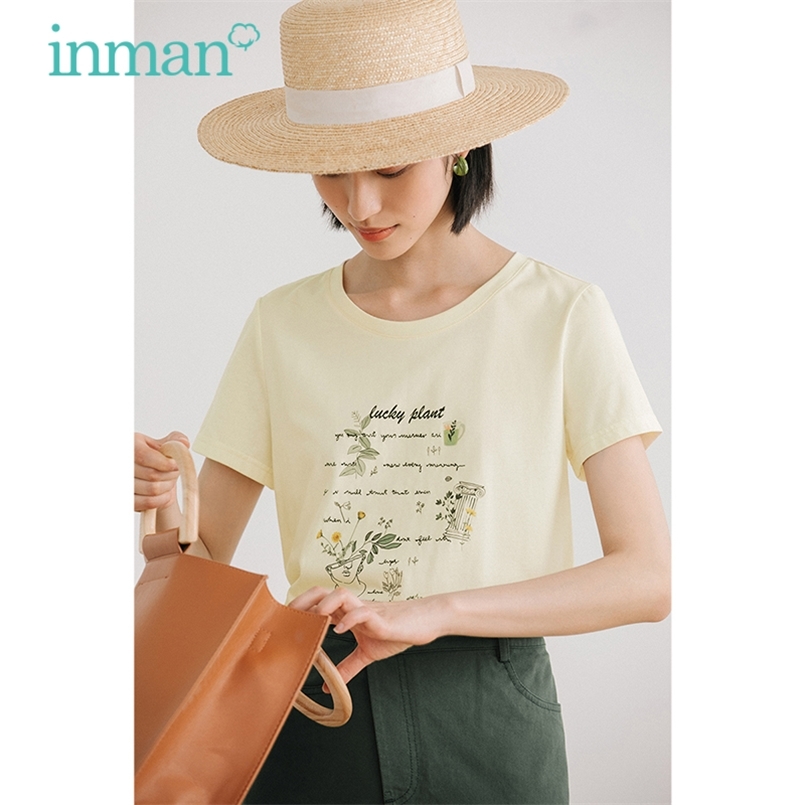 INMAN Sweet Anti-Bacteria Tech Summer Tops Creative Pattern Embroidery Female Women Girl Cool Down Temperature Cotton T-Shirt 210708, Light green
INMAN Sweet Anti-Bacteria Tech Summer Tops Creative Pattern Embroidery Female Women Girl Cool Down Temperature Cotton T-Shirt 210708, Light green