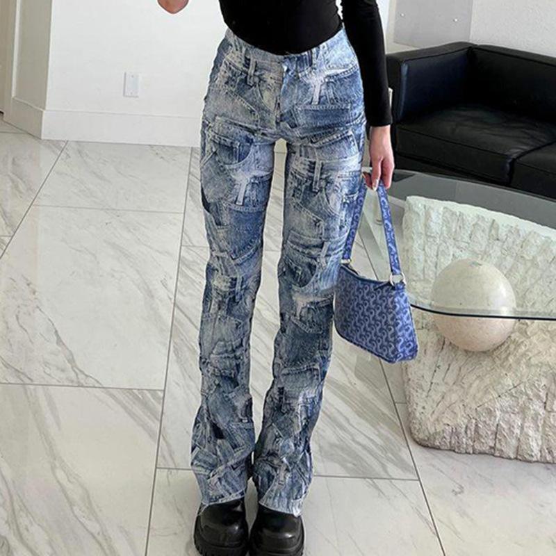Women's Jeans Women Middle Waist Denim Cargo Streetwear Retro Grunge Fairycore Trousers Vintage 90s Straight Pants, Blue
Women's Jeans Women Middle Waist Denim Cargo Streetwear Retro Grunge Fairycore Trousers Vintage 90s Straight Pants, Blue