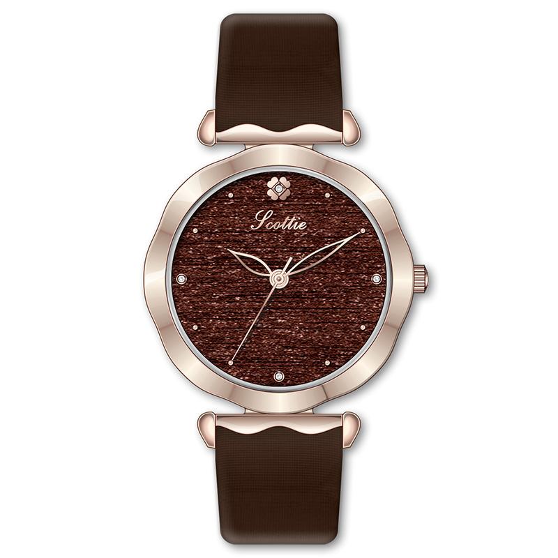 Wristwatches Scottie Women Watches Leather Fashion Round Flower Case Zegarek Damski Luxury Ladies Bracelet WristWatch Gift For Girl, Red
Wristwatches Scottie Women Watches Leather Fashion Round Flower Case Zegarek Damski Luxury Ladies Bracelet WristWatch Gift For Girl, Red