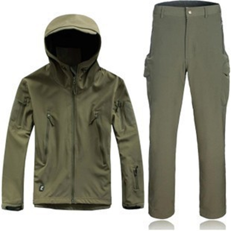 High quality TAD V 40 Men Outdoor Hunting Camping Waterproof Windproof Polyester Coats Jacket Jacket T200117