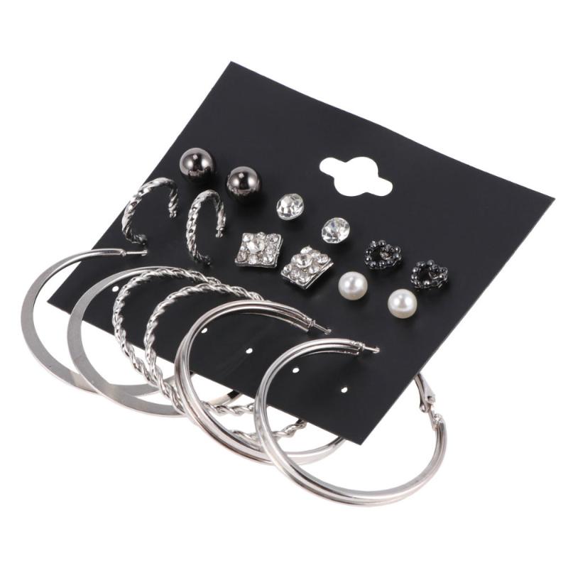Hoop & Huggie Pairs Circle Earrings Set Fashion Charming Small Big Eardrops Ear Clips Simple Jewelry Gifts For La
Hoop & Huggie Pairs Circle Earrings Set Fashion Charming Small Big Eardrops Ear Clips Simple Jewelry Gifts For La