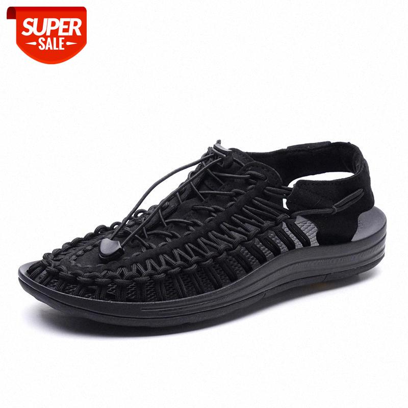 Summer Men Sandals Fashion Handmade Weaving Design Breathable Casual Beach Shoes Unique Brand Sandals For Men Size 39-47 #fu0V, Black
Summer Men Sandals Fashion Handmade Weaving Design Breathable Casual Beach Shoes Unique Brand Sandals For Men Size 39-47 #fu0V, Black
