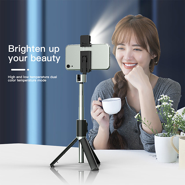 Selfie Stick Bluetooth-compatible Extendable Max Length 95 Cm for Universal Android / Ios Universal