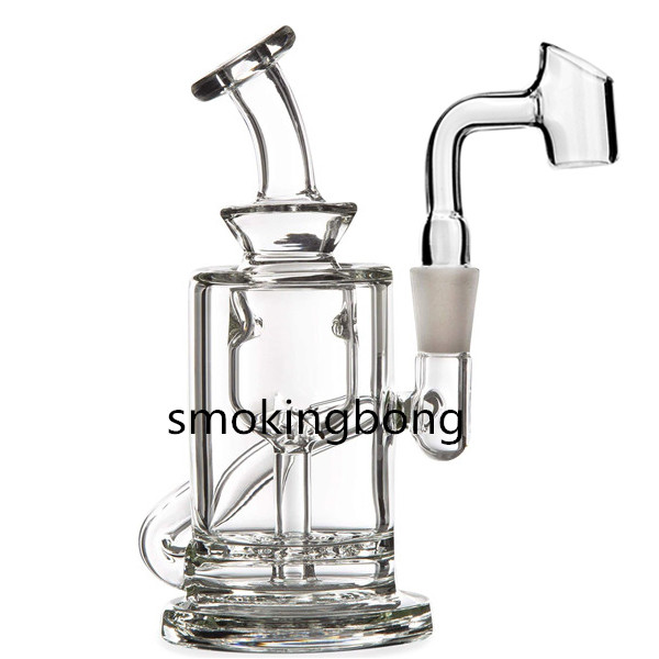 16cm tall Hookahs Recycler Oil Rig Thick Glass Water bongs Bubbler Smoke Water Pipes Mini Dab Bong Cigarette Accessory with 10mm banger
16cm tall Hookahs Recycler Oil Rig Thick Glass Water bongs Bubbler Smoke Water Pipes Mini Dab Bong Cigarette Accessory with 10mm banger