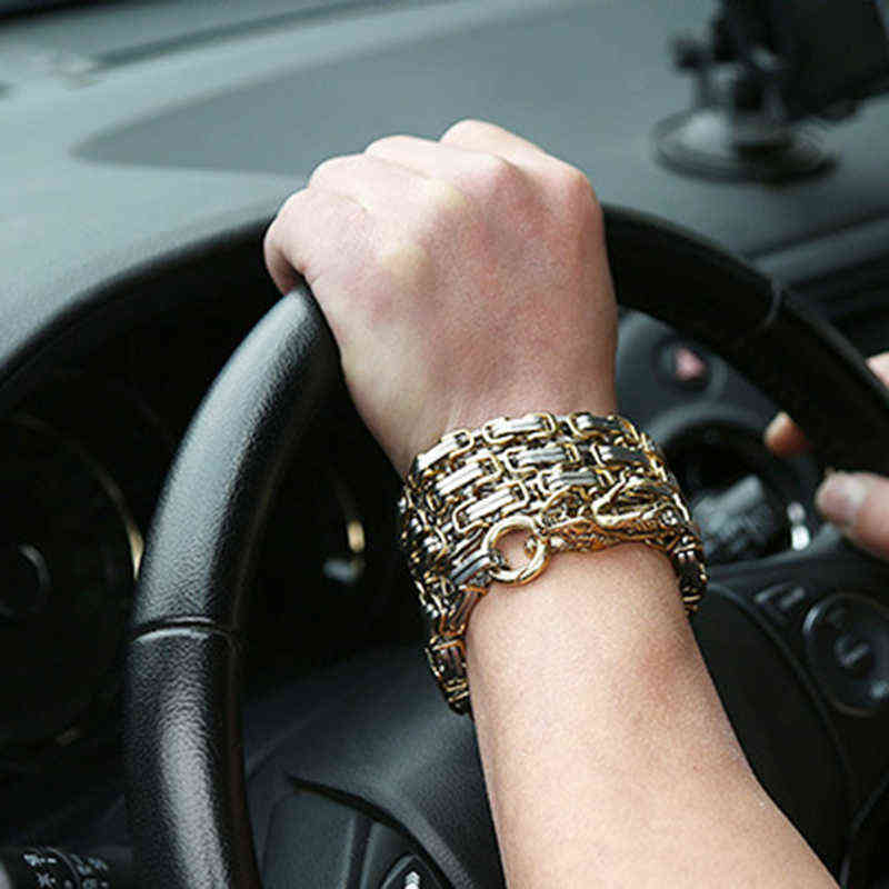 Men's Steel Dragon Bracelet Multifunctional Decorative Chain Men Necklace Waist Car Pendant 1m Long Used for Self-defense
Men's Steel Dragon Bracelet Multifunctional Decorative Chain Men Necklace Waist Car Pendant 1m Long Used for Self-defense