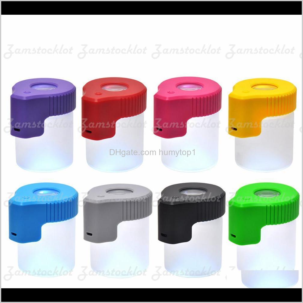 Plastic & Glass Light-Up Led Air Tight Proof Storage Magnifying Stash Jar Viewing Container 155Ml Vacuum Seal Plastic Pill Box Cas Onz Grwiz
Plastic & Glass Light-Up Led Air Tight Proof Storage Magnifying Stash Jar Viewing Container 155Ml Vacuum Seal Plastic Pill Box Cas Onz Grwiz