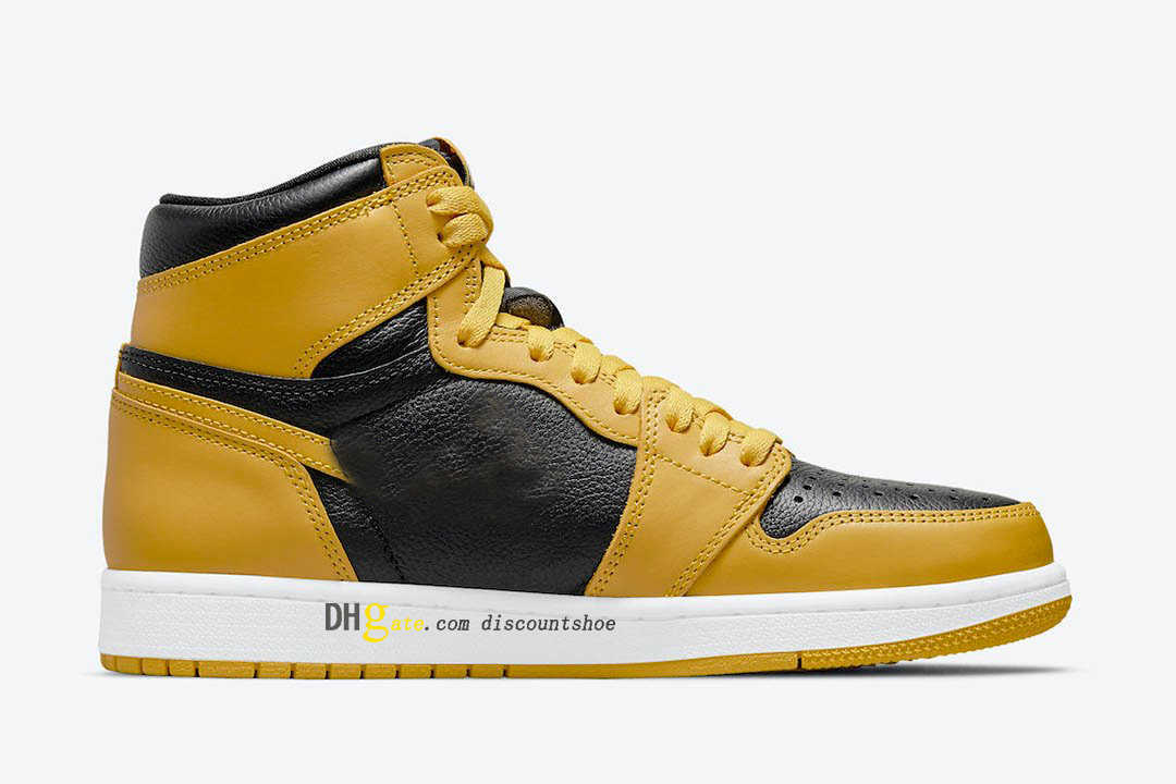 2021 1 High OG Pollen Basketball Shoes Yellow Black 1s Mid Women Men Sneakers shoe Sports Jumpman 555088 701, Cd0461 151
2021 1 High OG Pollen Basketball Shoes Yellow Black 1s Mid Women Men Sneakers shoe Sports Jumpman 555088 701, Cd0461 151