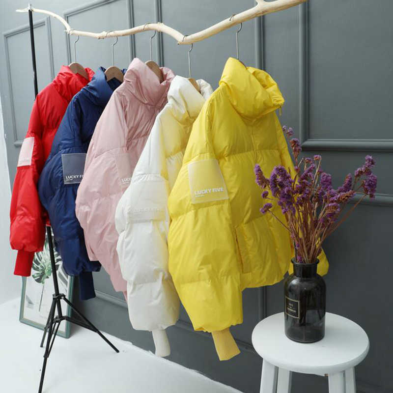 SEDUTMO Winter Women Duck Down Jackets Oversize Coat Short Black Puffer Jacket Casual Autumn Parkas ED916 211013