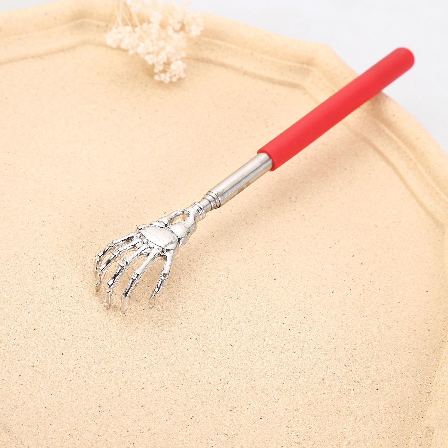 Telescopic Extendable Anti Itch Claw Scratching Massager Massage Tools Portable Adjustable Back Scratcher Stainless Steel Eliminating Dorsum Itching H