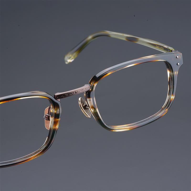 Fashion Sunglasses Frames Masunaga Glasses GMS820 Vintage Frame Design High Quality Titanium Square Male's Eyeglasses