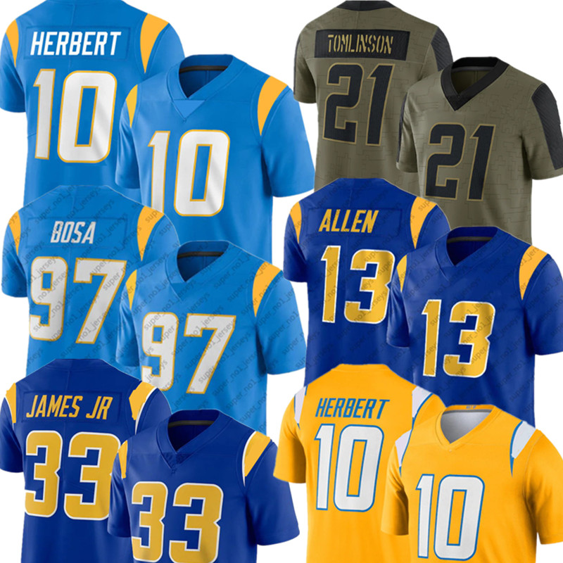 Los 10 Angeles Justin Herbert Chargeres Jersey 97 Joey Bosa 33 Derwin James JR Keenan Allen Jerseys LaDainian Tomlinson Austin Ekeler Rashawn Slater Mike Williams, Men {s-xxxl} s d
Los 10 Angeles Justin Herbert Chargeres Jersey 97 Joey Bosa 33 Derwin James JR Keenan Allen Jerseys LaDainian Tomlinson Austin Ekeler Rashawn Slater Mike Williams, Men {s-xxxl} s d